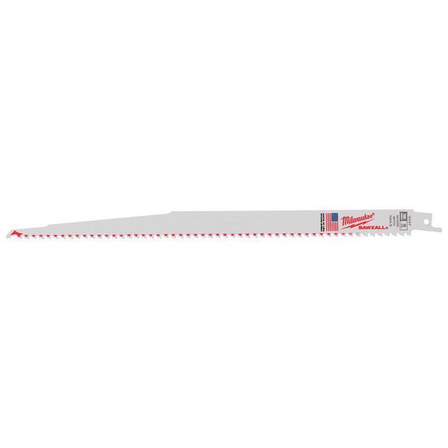 Milwaukee Sawzall 12 in. Bi-Metal Thin Kerf Reciprocating Saw Blade 5 TPI 5 pk