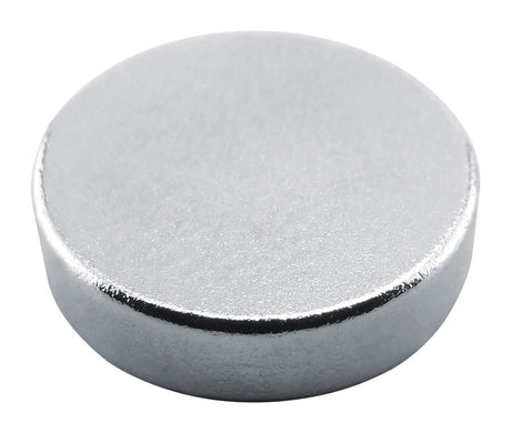 Magnet Source .118 in. L X .472 in. W Silver Super Disc Magnets 4.3 lb. pull 6 pc