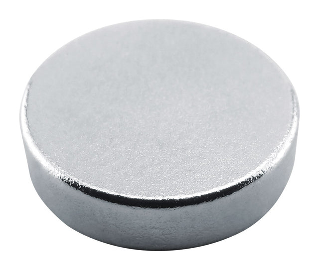 Magnet Source .118 in. L X .472 in. W Silver Super Disc Magnets 4.3 lb. pull 6 pc