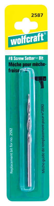 Wolfcraft Screw Setter 3.5 mm X 2.76 in. L High Speed Steel Tapered Drill Bit Round Shank 1 pc