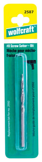 Wolfcraft Screw Setter 3.5 mm X 2.76 in. L High Speed Steel Tapered Drill Bit Round Shank 1 pc