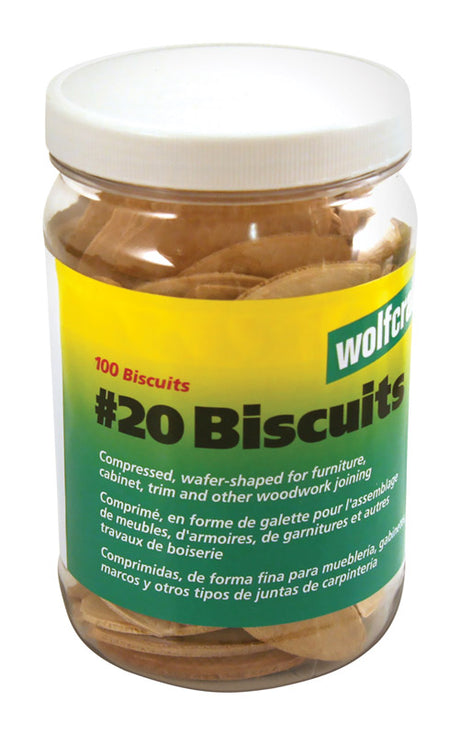 Wolfcraft No.20 Biscuits 100 pc