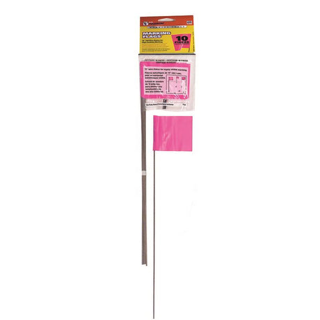 C.H. Hanson 15 in. Pink Marking Flags Polyvinyl 10 pk