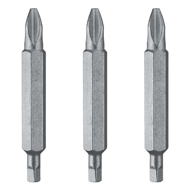 DeWalt Phillips/Square #2 Screwdriver Bit Heat-Treated Steel 3 pc