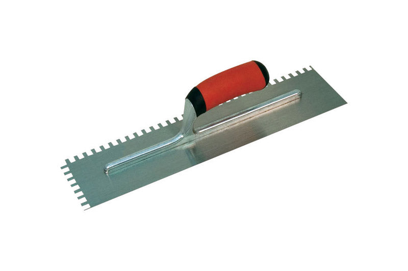 Marshalltown 4-1/2 in. W X 16 in. L Steel Notched Trowel