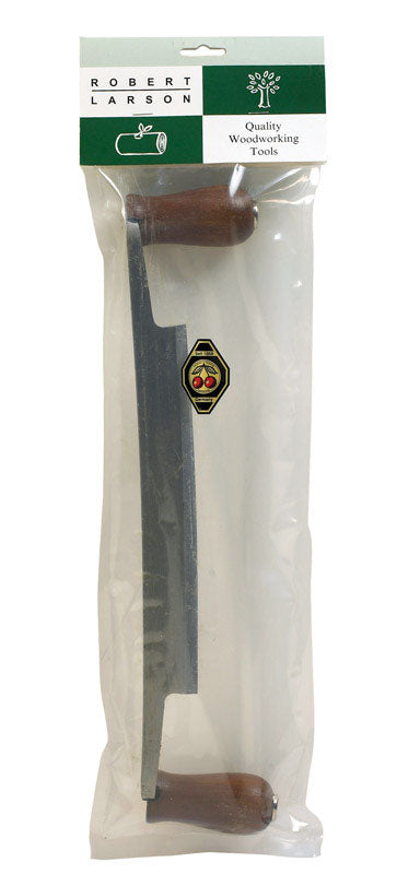 Robert Larson 16 in. L Straight Draw Knife Forged Carbide Steel Brown