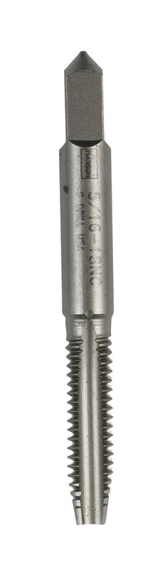 Irwin Carbon Steel Straight Flute Fractional Tap 5/16 in. 1 pc