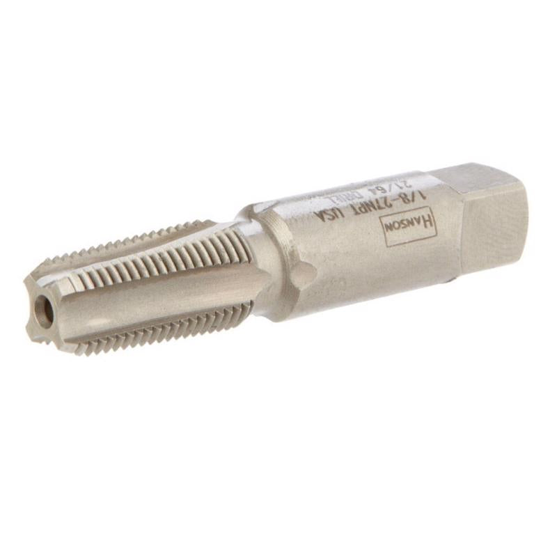 Irwin Hanson High Carbon Steel SAE Pipe Taper Tap 1/8 in. 1 pc