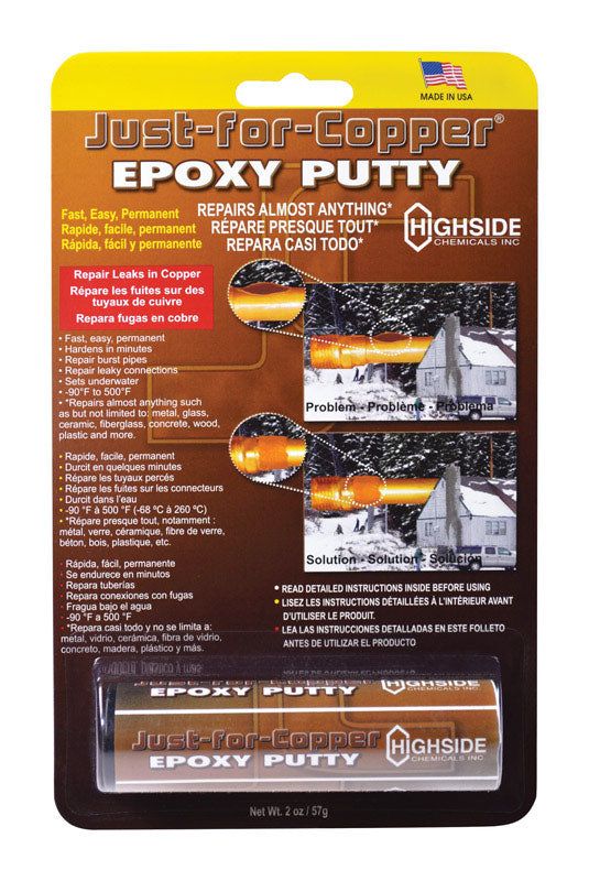 Highside Chemicals Just for Copper High Strength Epoxy 2 oz