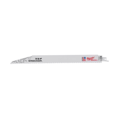 Milwaukee The WRECKER 12 in. Bi-Metal Demolition Reciprocating Saw Blade 7/11 TPI 5 pk