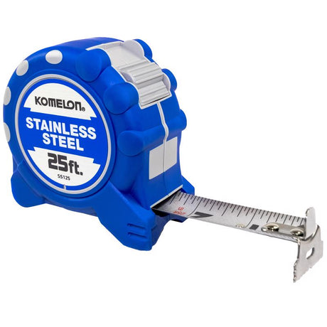 Komelon Stainless Steel 25 ft. L X 1 in. W Tape Measure 1 pk