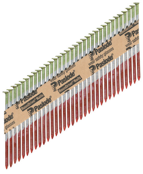 Paslode RounDrive 2-3/8 in. L Angled Strip Hot-Dip Galvanized Framing Nails 30 deg 2000 pk