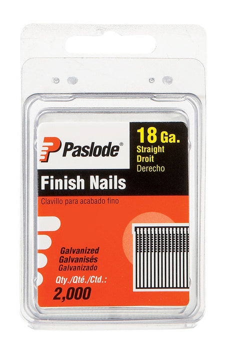 Paslode 1 in. L X 18 Ga. Straight Strip Galvanized Brad Nails 2,000 pk