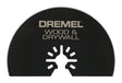 Dremel Multi-Max 2.5 X 3 in. L Steel Half-Moon Oscillating Blade 1 pk