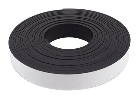 Magnet Source .5 in. W X 120 in. L Mounting Tape Black