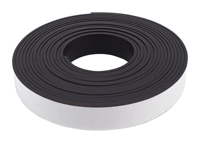Magnet Source .5 in. W X 120 in. L Mounting Tape Black