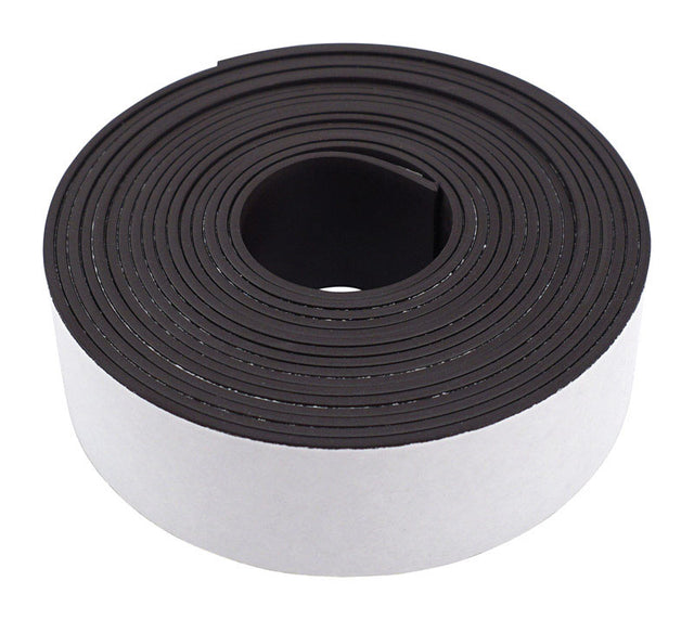Magnet Source 1 in. W X 120 in. L Mounting Tape Black