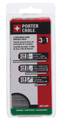 Porter Cable Assorted in. L X 18 Ga. Straight Strip Galvanized Brad Nails 90 deg 900 pk