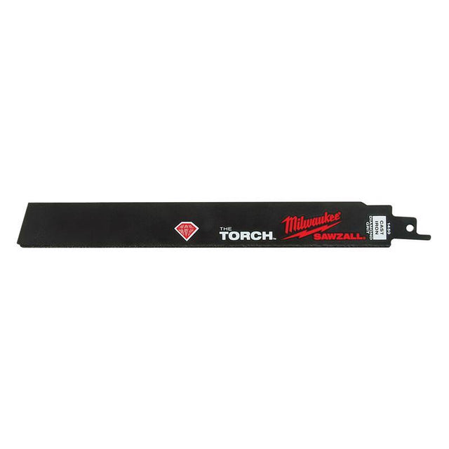 Milwaukee The Torch 9 in. Diamond Grit Reciprocating Saw Blade 1 pk