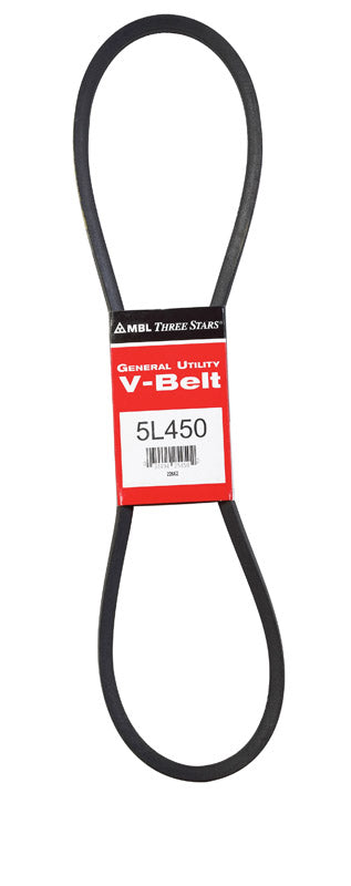 Mitsuboshi FHP 5L450 Standard General Utility V-Belt 0.63 in. W X 45 in. L For Fractional Horsepower
