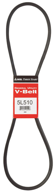 Mitsuboshi FHP 5L510 Standard General Utility V-Belt 0.63 in. W X 51 in. L For Fractional Horsepower