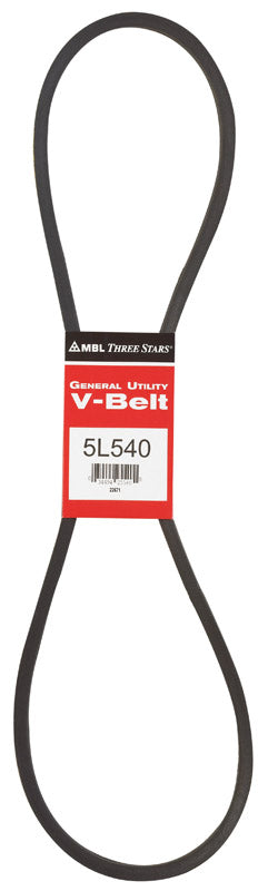 Mitsuboshi FHP 5L540 Standard General Utility V-Belt 0.63 in. W X 54 in. L For Fractional Horsepower
