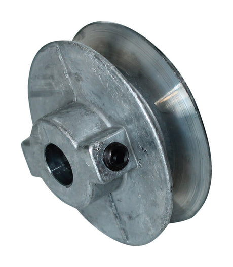 Chicago Die Cast 2 1/4 in. D Zinc Single V Grooved Pulley