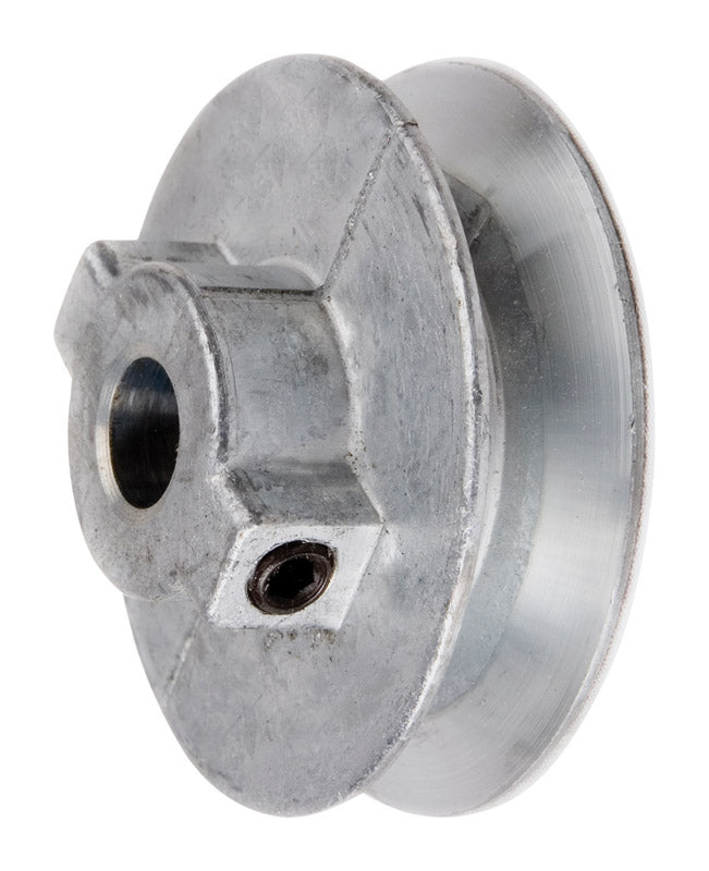 Chicago Die Cast 5 in. D Zinc Single V Grooved Pulley