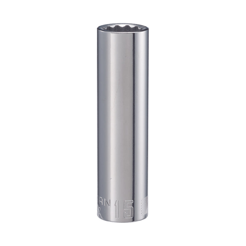 Craftsman 15 mm X 1/2 in. drive Metric 12 Point Deep Deep Socket 1 pc