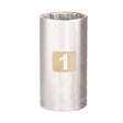 Craftsman 1 in. X 3/8 in. drive SAE 12 Point Standard Socket 1 pc