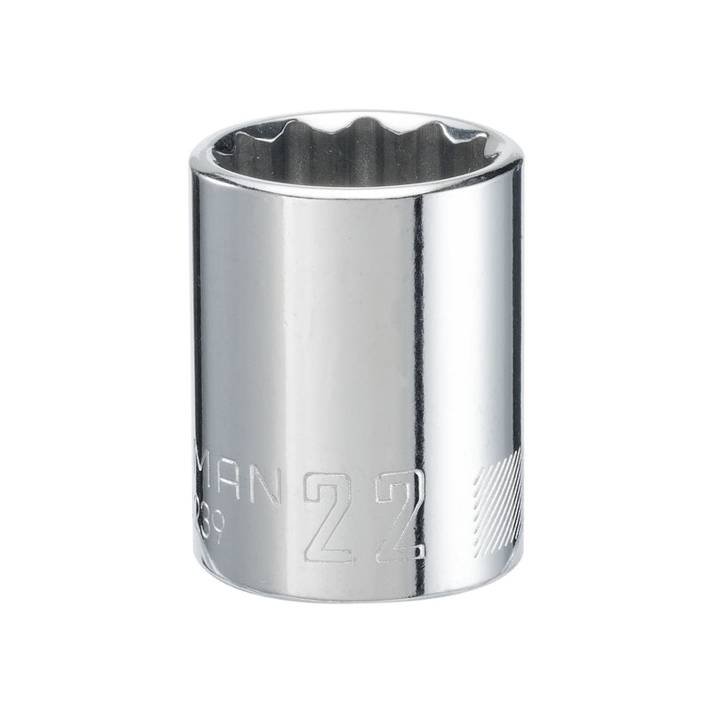 Craftsman 22mm Metric 12-Point Standard Shallow Socket