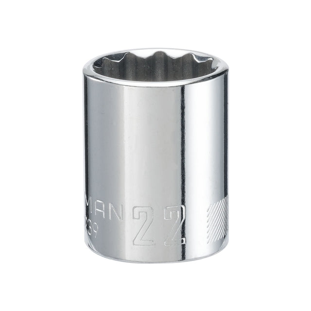 Craftsman 22mm Metric 12-Point Standard Shallow Socket