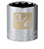 Craftsman 3/4 in. X 3/8 in. drive SAE 12 Point Standard Socket 1 pc