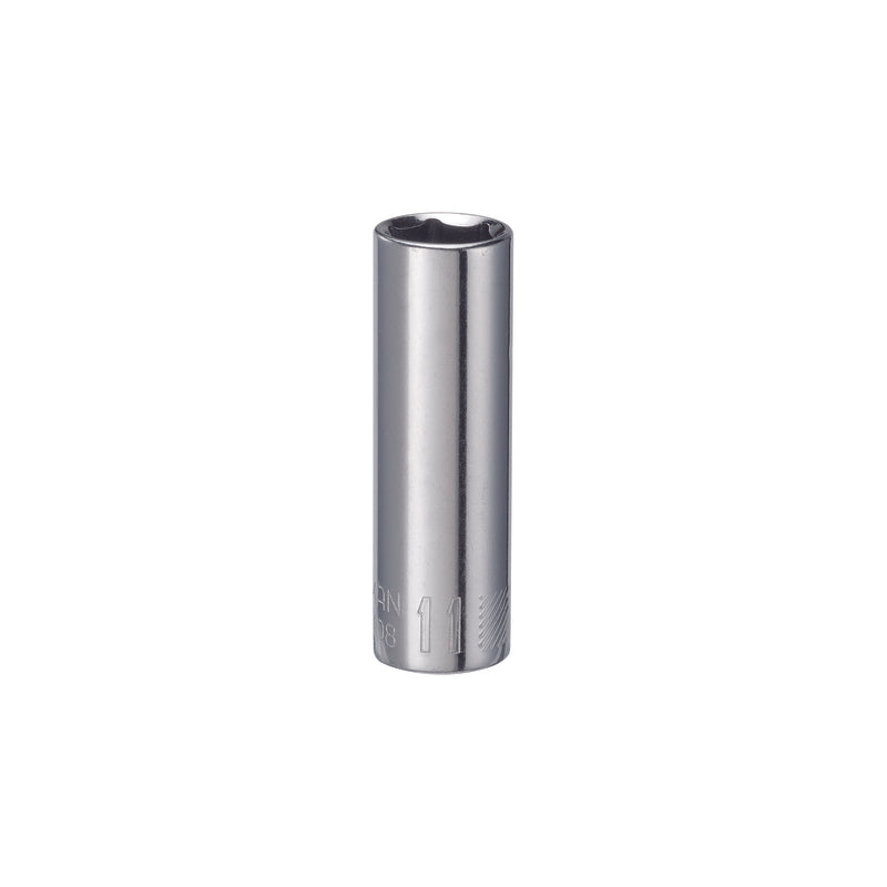 Craftsman 11 mm X 1/4 in. drive Metric 6 Point Deep Deep Socket 1 pc