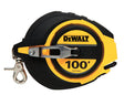 DeWalt 100 ft. L X 0.38 in. W Closed Case Long Tape Measure 1 pk