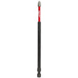 Milwaukee Shockwave Phillips #2 X 6 in. L Screwdriver Bit Steel 1 pc