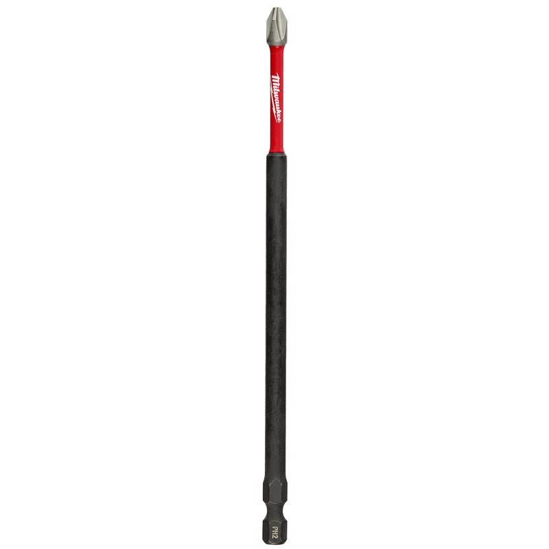 Milwaukee Shockwave Phillips #2 X 6 in. L Screwdriver Bit Steel 1 pc