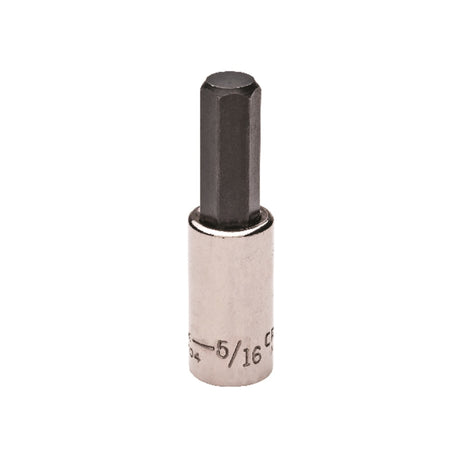 Craftsman 5/16 in. X 1/4 in. drive SAE 6 Point Standard Hex Bit Socket 1 pc