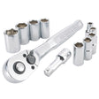 Craftsman 1/4 in. drive SAE 6 Point Socket and Ratchet Set 11 pc