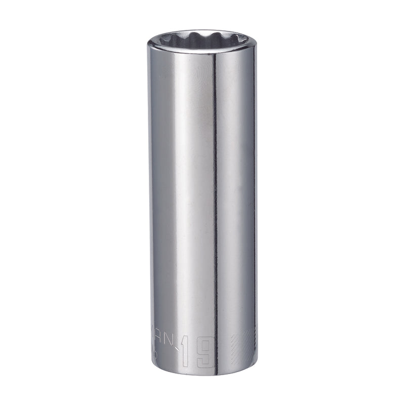 Craftsman 19 mm X 1/2 in. drive Metric 12 Point Deep Socket 1 pc