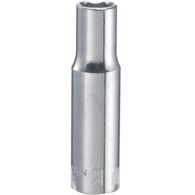 Craftsman 9 mm X 3/8 in. drive Metric 6 Point Deep Deep Socket 1 pc