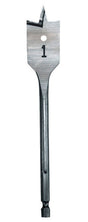 Milwaukee 7/8 in. X 6 in. L Heat-Treated Steel Flat Boring Drill Bit Quick-Change Hex Shank 1 pc