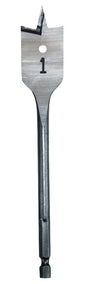 Milwaukee 3/4 in. X 6 in. L Heat-Treated Steel Flat Boring Drill Bit Quick-Change Hex Shank 1 pc