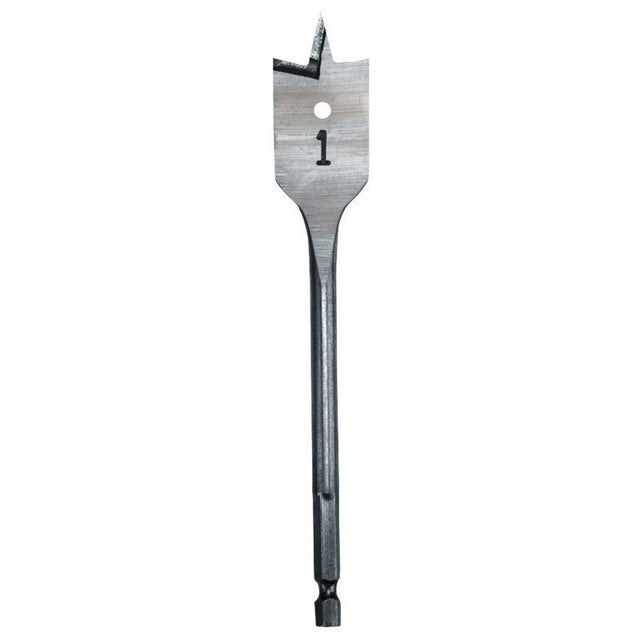Milwaukee 9/16 in. X 6 in. L Heat-Treated Steel Flat Boring Drill Bit Quick-Change Hex Shank 1 pc