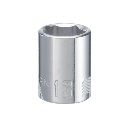 Craftsman 13 mm X 3/8 in. drive Metric 6 Point Standard Shallow Socket 1 pc