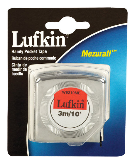 Lufkin 10 ft. L X 0.5 in. W Handy Pocket Tape Measure 1 pk