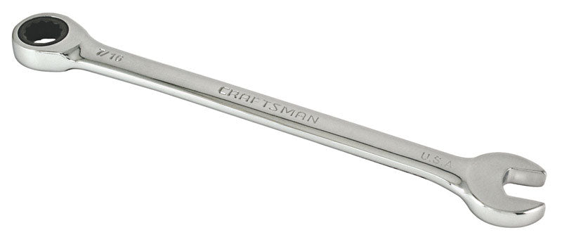 Craftsman 7/16 in. 12 Point SAE Ratcheting Wrench 1 pc