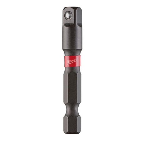 Milwaukee Shockwave Square 1/4 in. X 2 in. L Socket Adapter Steel 1 pc