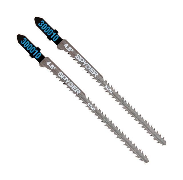 Spyder 4-1/2 in. Metal T-Shank Double Sided Jig Saw Blade 10 TPI 2 pk