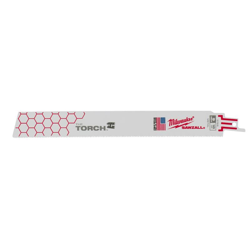 Milwaukee The Torch 9 in. Bi-Metal Demo Reciprocating Saw Blade 18 TPI 1 pk